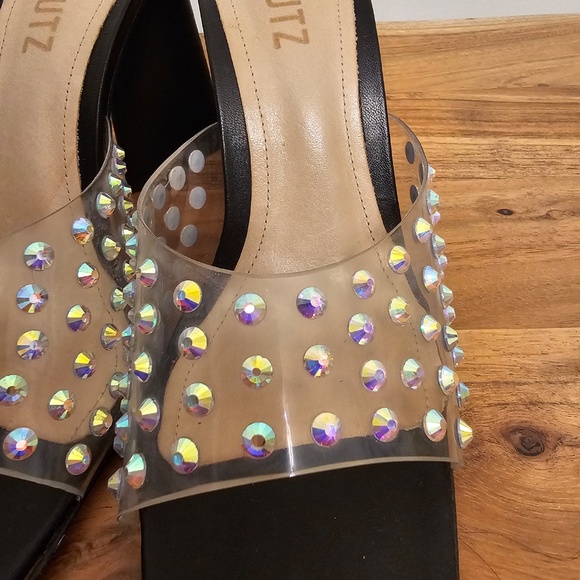 Schutz Lizah crystal vinyl sandal Size 6 - Picture 2 of 6